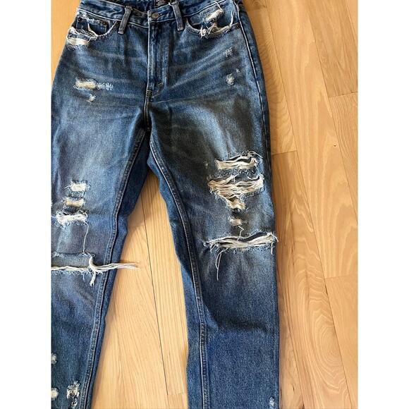 Abercombie & Fitch Distressed High Rise Skinny Jeans - Picture 3 of 6